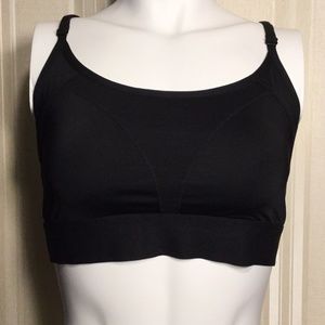 Victoria's Secret PINK Strappy Back Sport Bra Sz L